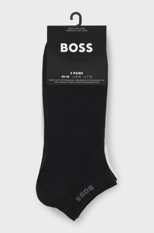 FIVE-PACK OF ANKLE-LENGTH SOCKS
