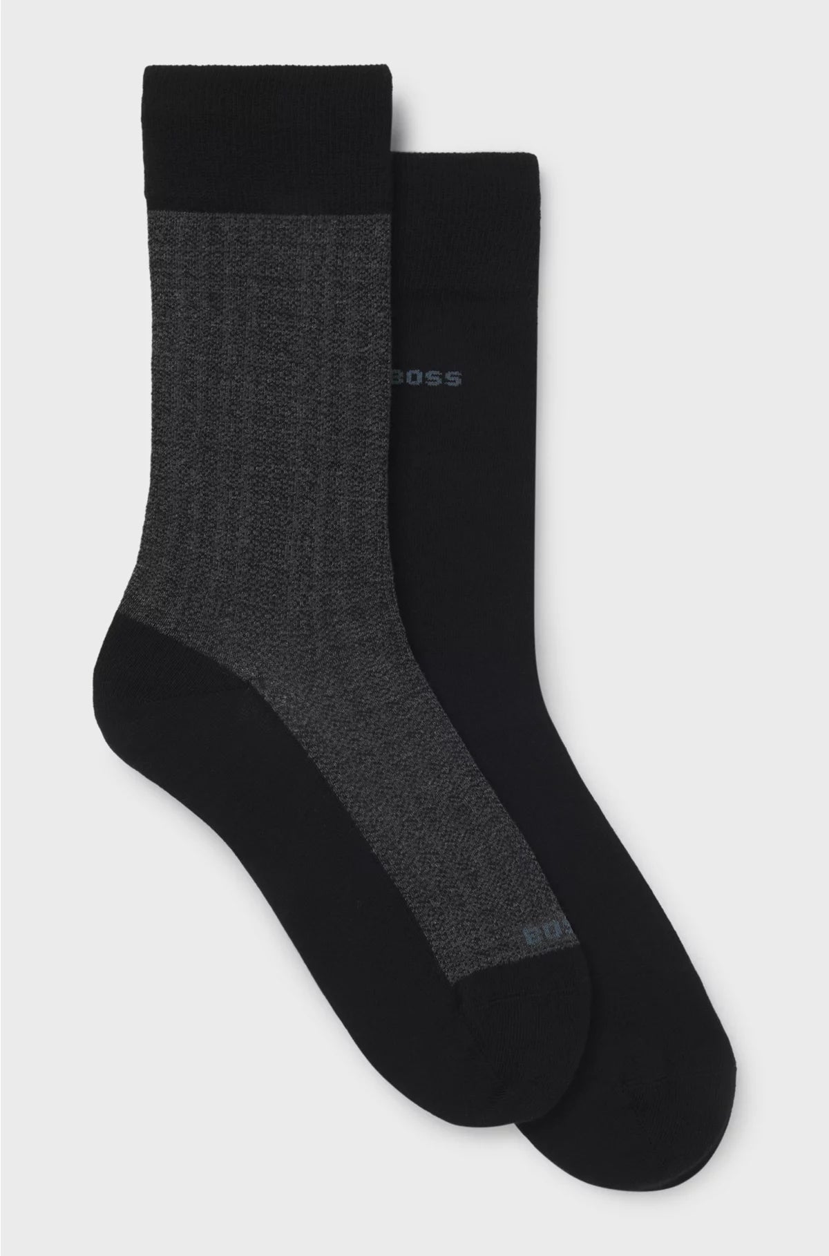 TWO-PACK OF REGULAR-LENGTH SOCKS IN A COTTON BLEND