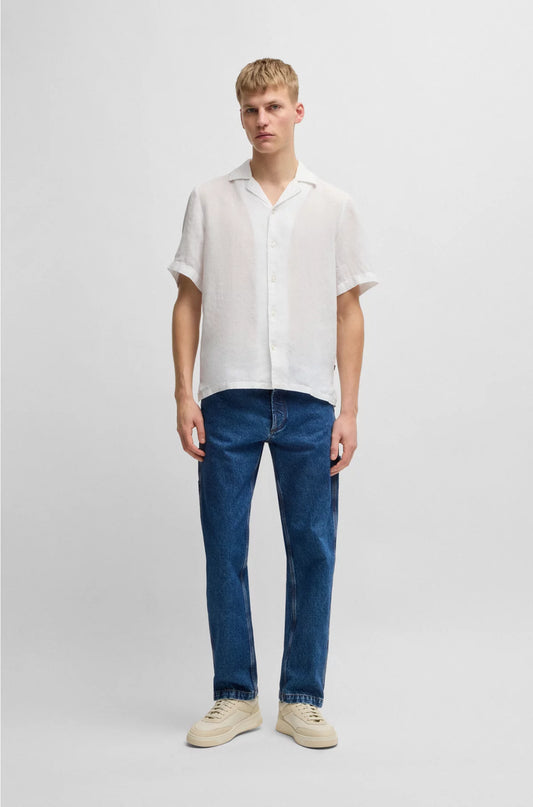 REGULAR-FIT SHIRT IN LINEN