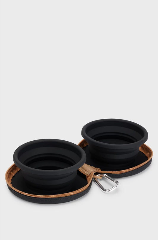 COLLAPSIBLE DOG BOWLS IN SILICONE WITH ZIP-UP CASE