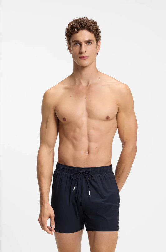 SWIM SHORTS WITH SIGNATURE STRIPE AND LOGO