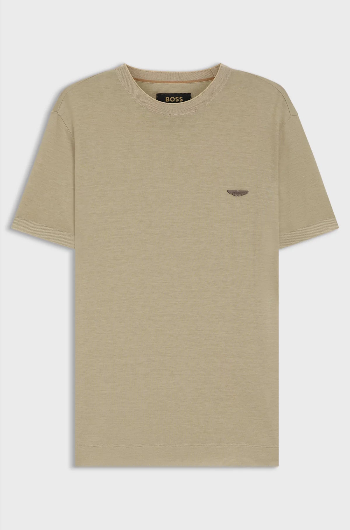 T-SHIRT WITH NUBUCK LOGO