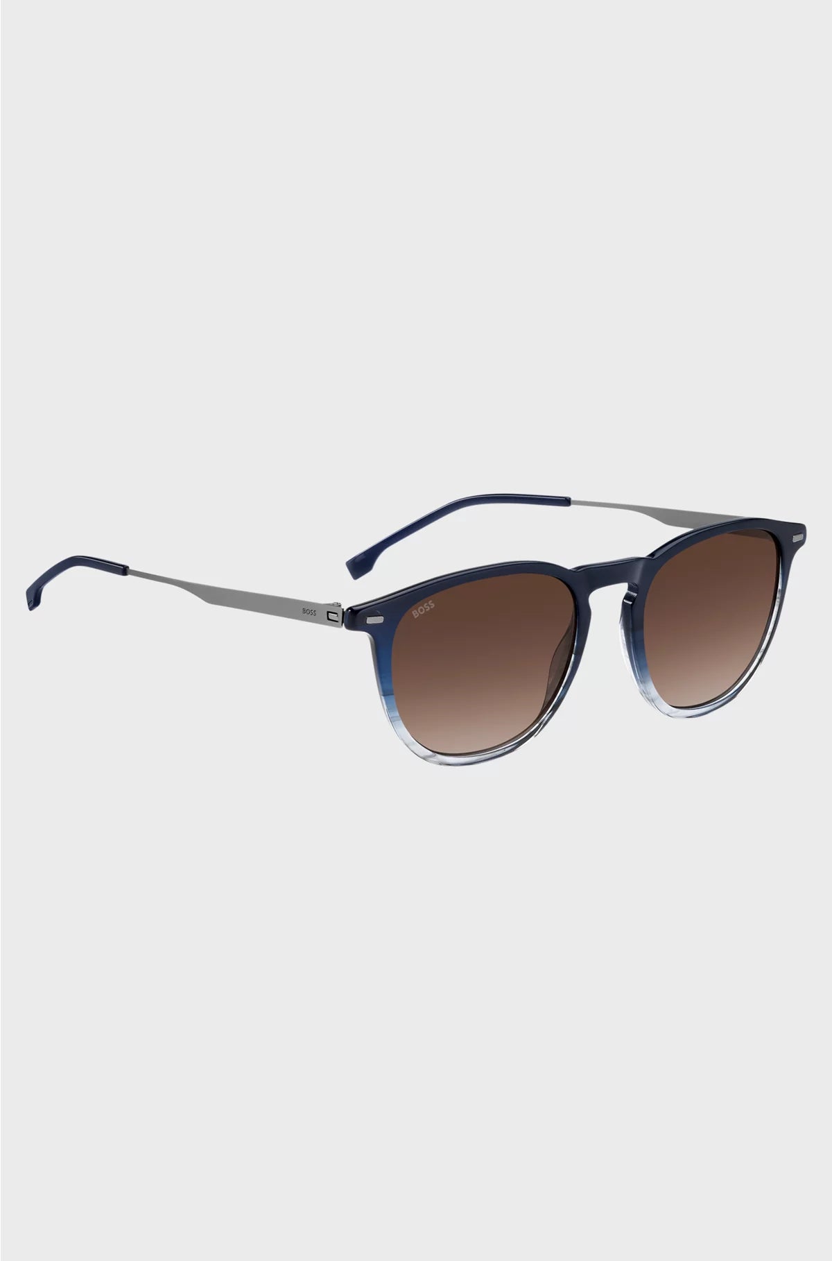 BLUE-ACETATE SUNGLASSES WITH GRADIENT EFFECT