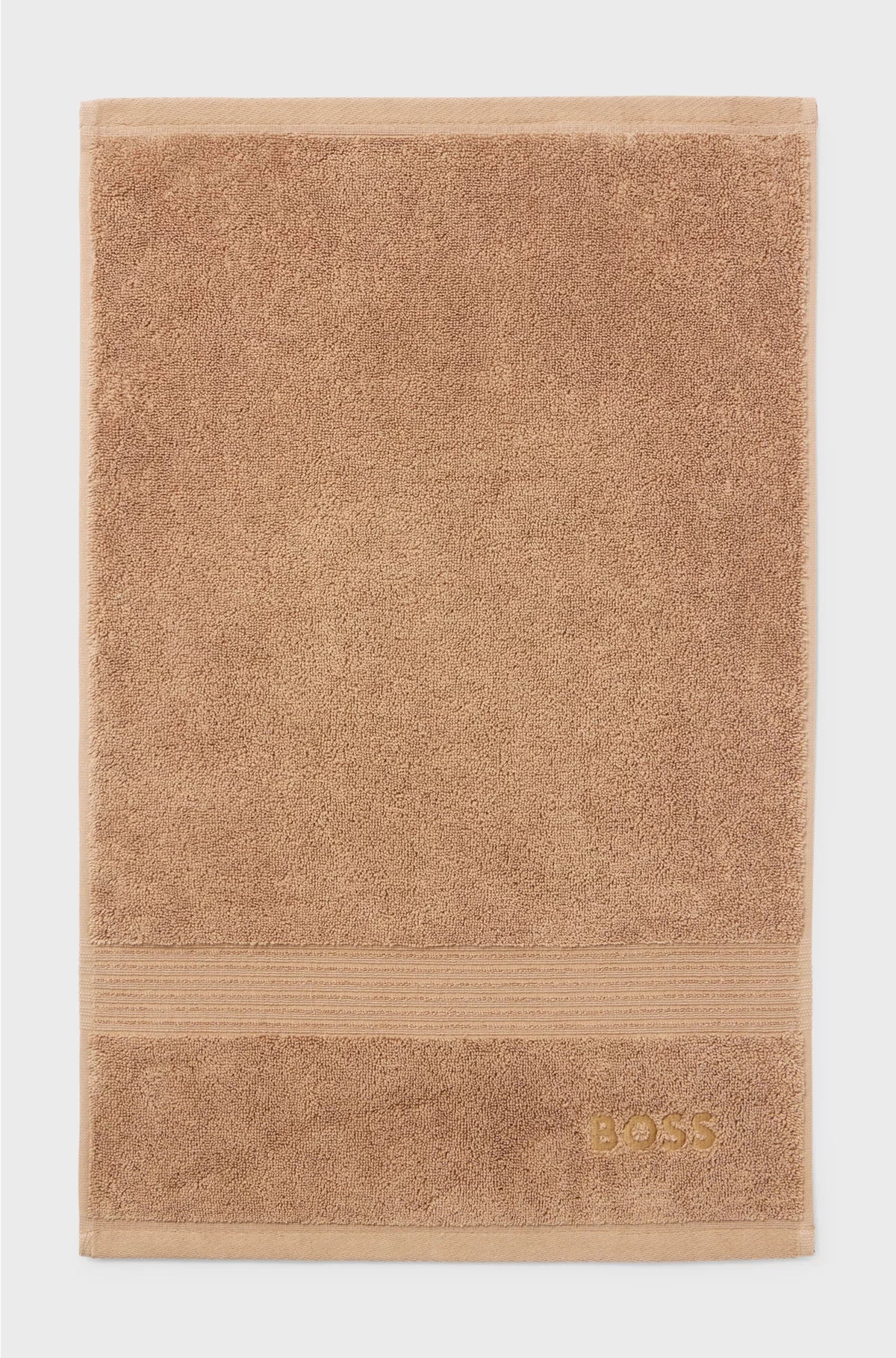 AEGEAN-COTTON GUEST TOWEL WITH TONAL LOGO